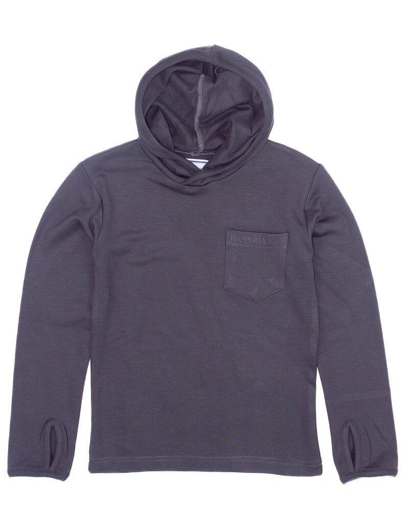 Properly Tied Shoreline Hoodie Charcoal