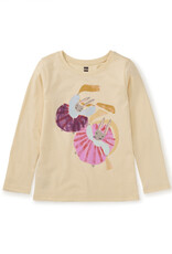 Tea Collection Twirling Bunnies Graphic Tee Cornhusk