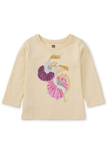 Tea Collection Twirling Bunnies Graphic Tee Cornhusk