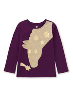 Tea Collection SALE Golden Horse Graphic Tee Cosmic Berry