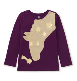 Tea Collection SALE Golden Horse Graphic Tee Cosmic Berry