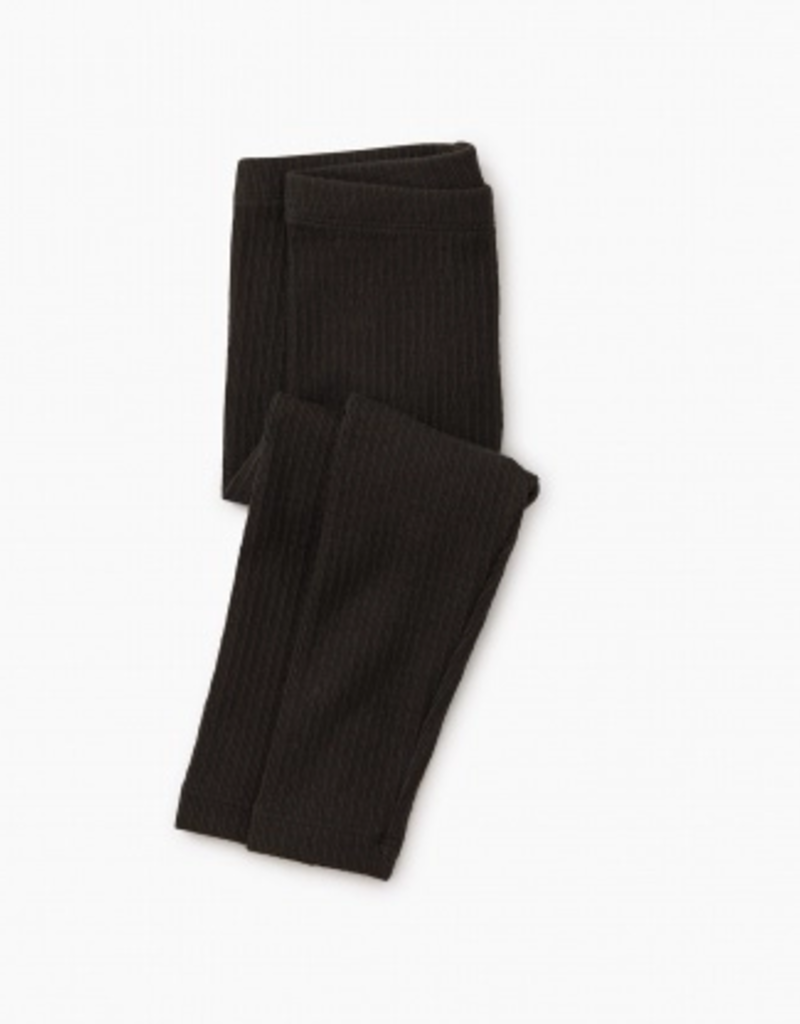 Tea Collection Pointelle Leggings Jet Black