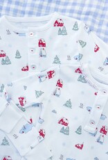 Little English Printed Jammies Christmas Village