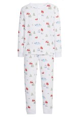 Little English Printed Jammies Christmas Village