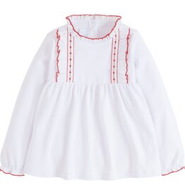 Little English SALE Noel Blouse Red
