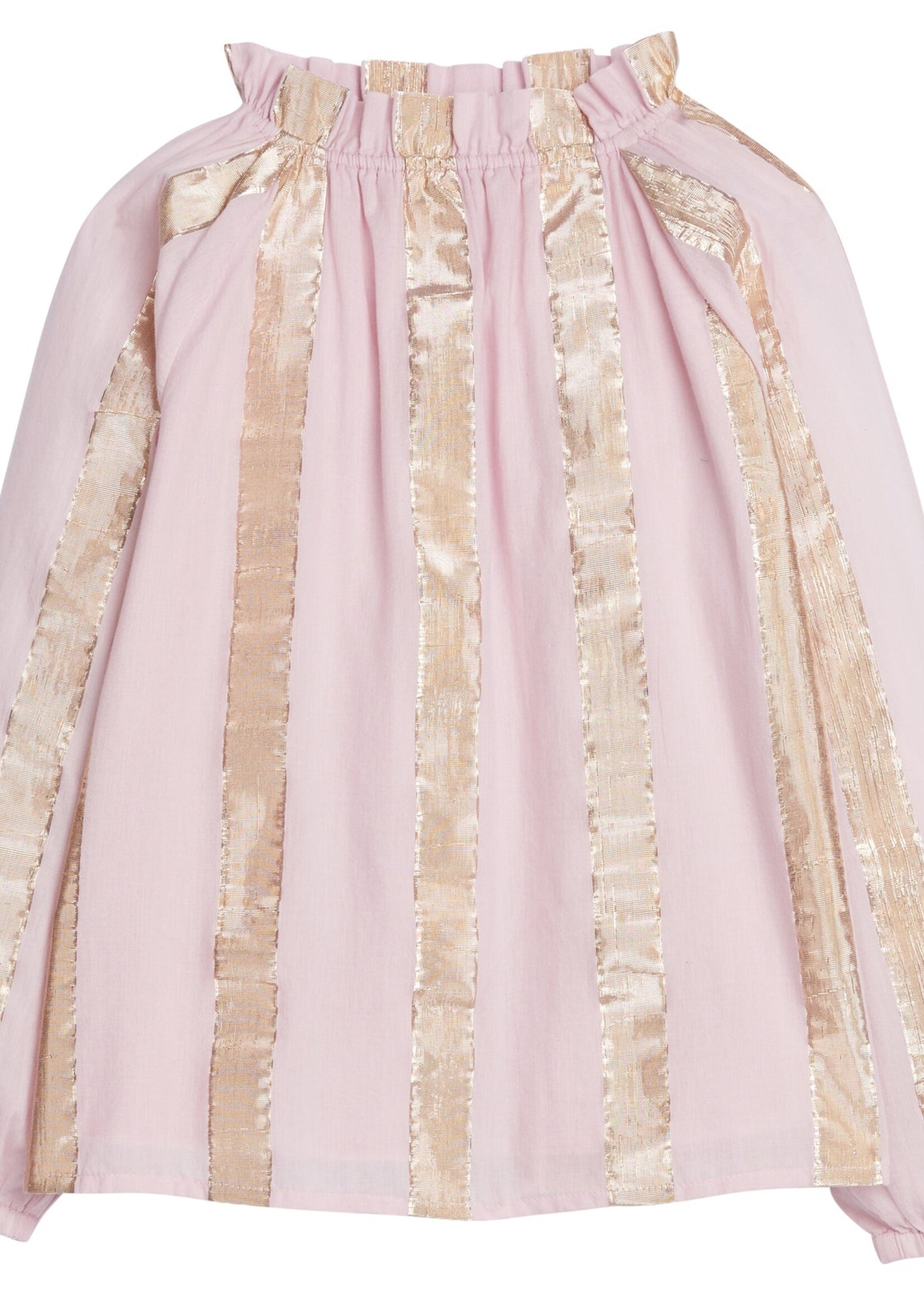 Bisby TORY TOP PINK METALLIC STRIPE