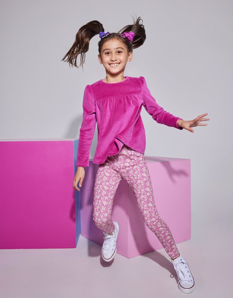 Bisby LEGGINGS ROLAND FLORAL FUCHSIA