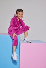 Bisby POLO PULLOVER MAGENTA VELOUR