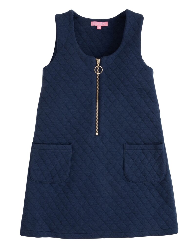 Bisby QUILTED JUMPER NAVY