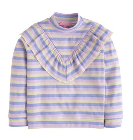 Bisby SALE ASPEN TURTLENECK LILAC SPARKLE STRIPE