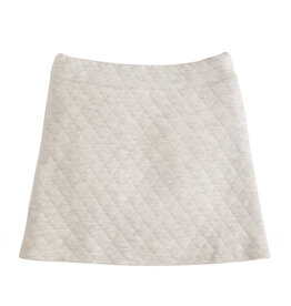 Bisby SALE QUILTED MINI SKIRT GREY