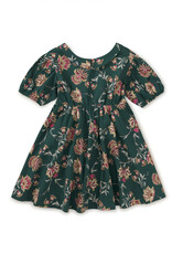 Tea Collection Puff Sleeve Collar Dress Salma Floral