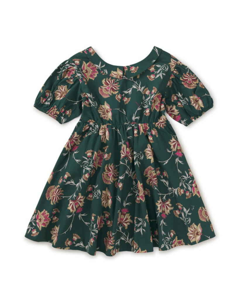 Tea Collection Puff Sleeve Collar Dress Salma Floral