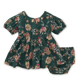 Tea Collection SALE Puff Sleeve Collar Dress Salma Floral