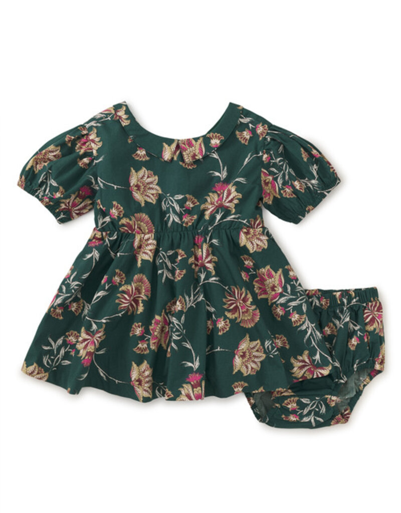 Tea Collection Puff Sleeve Collar Dress Salma Floral