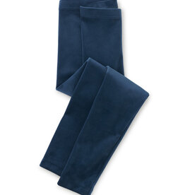 Tea Collection SALE Velour Leggings Bedford Blue