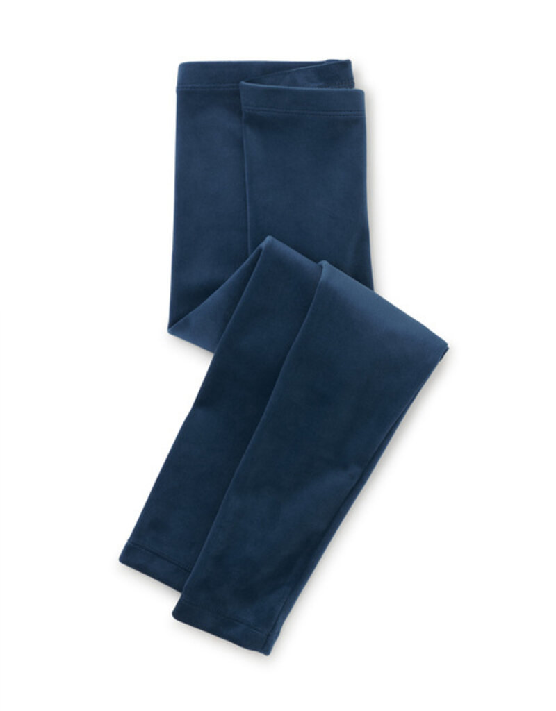 Tea Collection Velour Leggings Bedford Blue