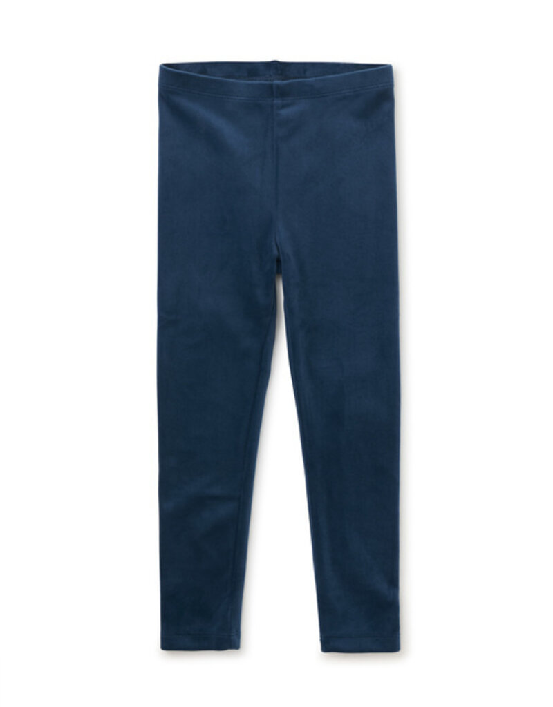 Tea Collection Velour Leggings Bedford Blue