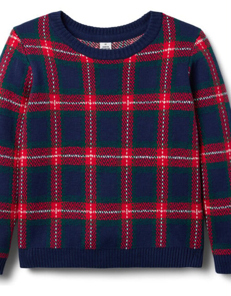 Janie and Jack The Holiday Tartan Sweater