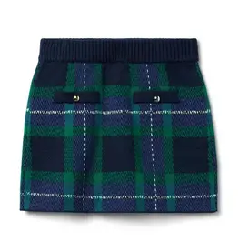 Janie and Jack SALE Tartan Sweater Skirt