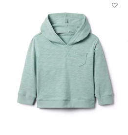 Janie and Jack SALE Slub French Terry Hooded Sweatshirt H. Jade