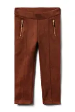 Janie and Jack Brown Faux Suede Pants
