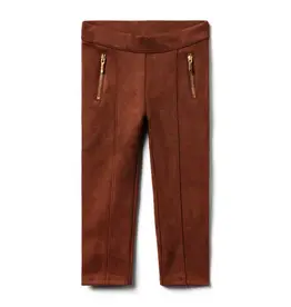 Janie and Jack SALE Brown Faux Suede Pants
