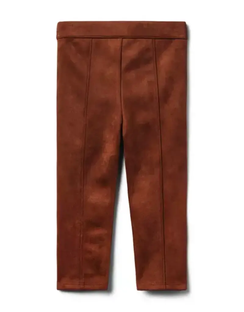 Janie and Jack Brown Faux Suede Pants