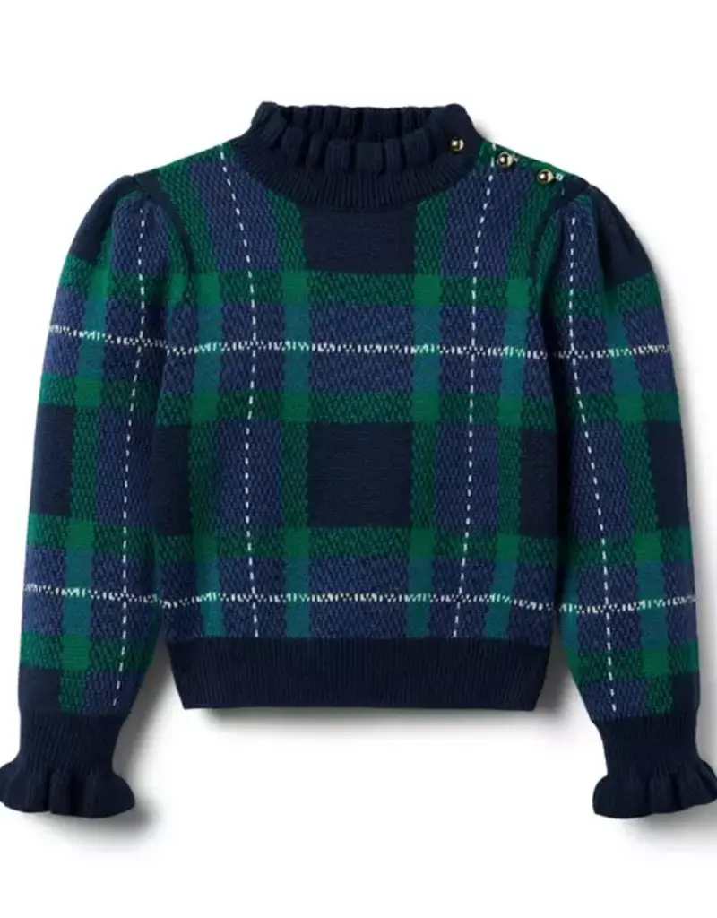 Janie and Jack The Tartan Sweater