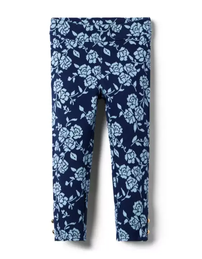 Janie and Jack Floral Jacquard Pant