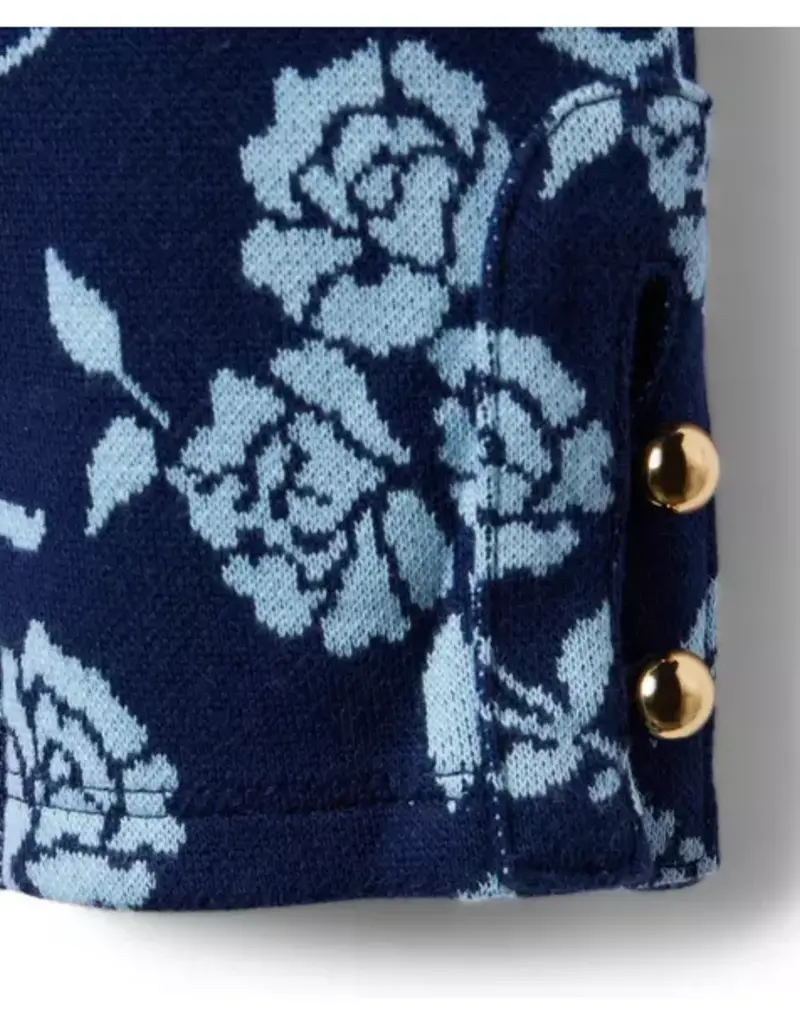 Janie and Jack Floral Jacquard Pant