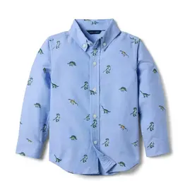 Janie and Jack SALE The Dinosaur Oxford Shirt