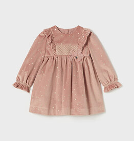 Mayoral SALE Blush Velvet Dress
