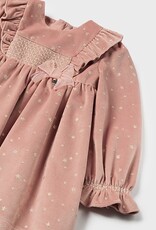 Mayoral Blush Velvet Dress