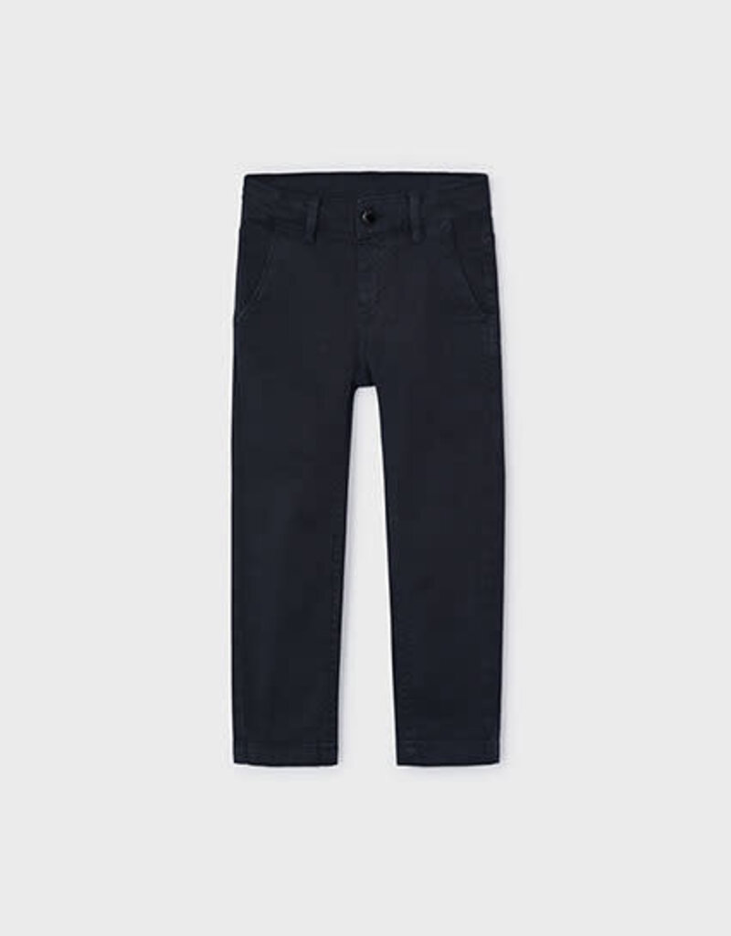 Mayoral Blue Black Relaxed Fit Denim Pants