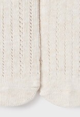 Mayoral Newborn Openwork Tights Milk