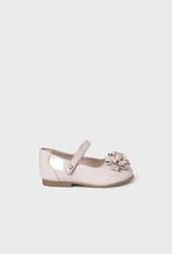 Mayoral Patent Leather Cream Mary Jane