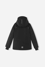 Reima Reimatec Jacket Perille Black w/Lt Turq Zip