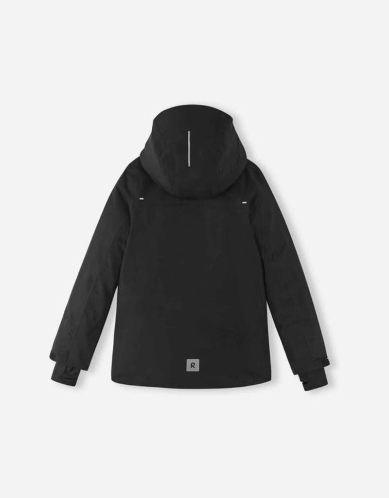 Reima Reimatec Jacket Perille Black w/Lt Turq Zip