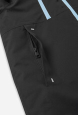 Reima Reimatec Jacket Perille Black w/Lt Turq Zip