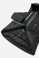 Reima Reimatec Jacket Perille Black w/Lt Turq Zip