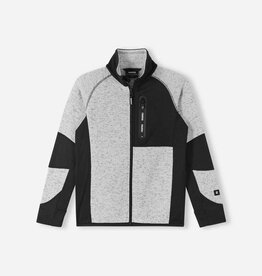 Reima Fleece Sweater Liukuen Melange Grey
