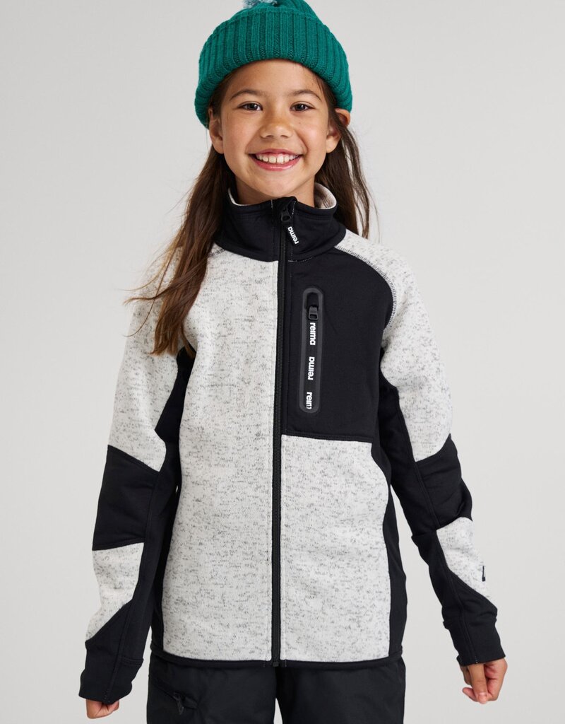 Reima Fleece Sweater Liukuen Melange Grey