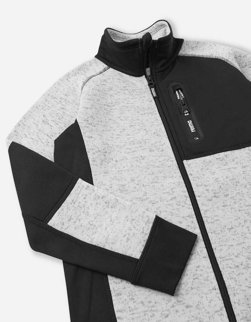 Reima Fleece Sweater Liukuen Melange Grey