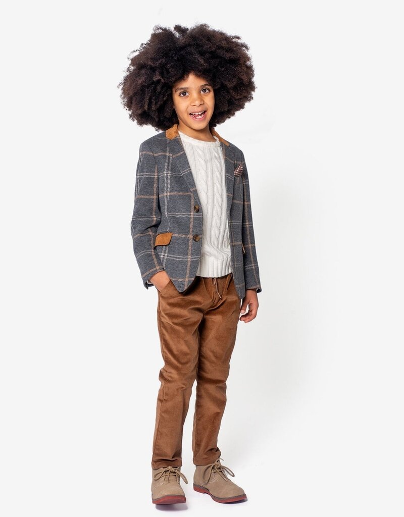 Appaman club jacket smoky windowpane