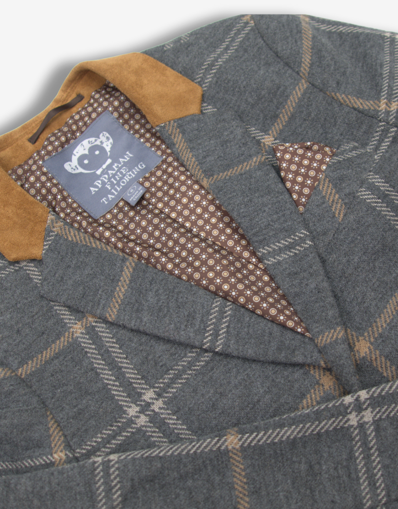 Appaman club jacket smoky windowpane