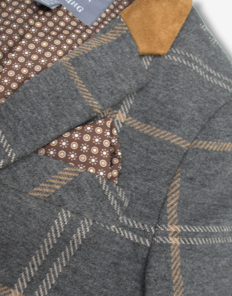 Appaman club jacket smoky windowpane