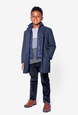 Appaman city overcoat checkered ink