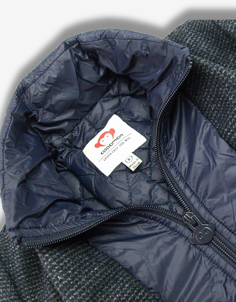 Appaman city overcoat checkered ink