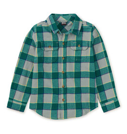 Tea Collection SALE Flannel Button Up Shirt Anatolian Plaid